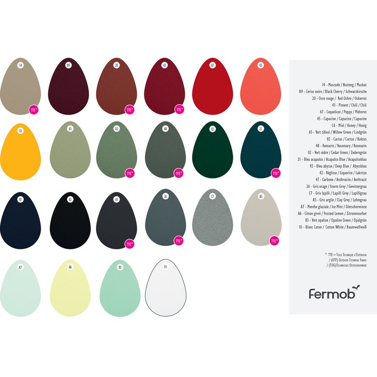 Balkonliege Bistro in Wunschfarbe von Femob 