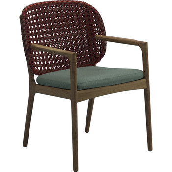 Dining Chair Kay, Gloster inkl. Sitzkissen 